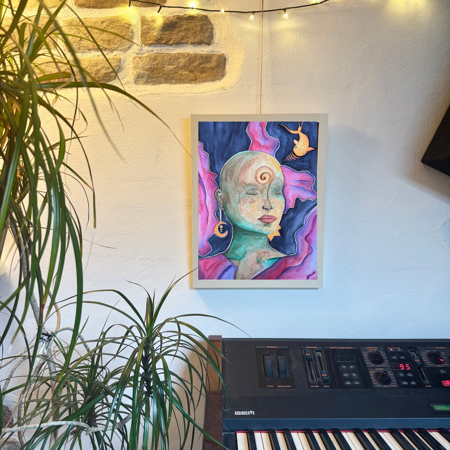 Original Kunstwerk “listening to what is alive”