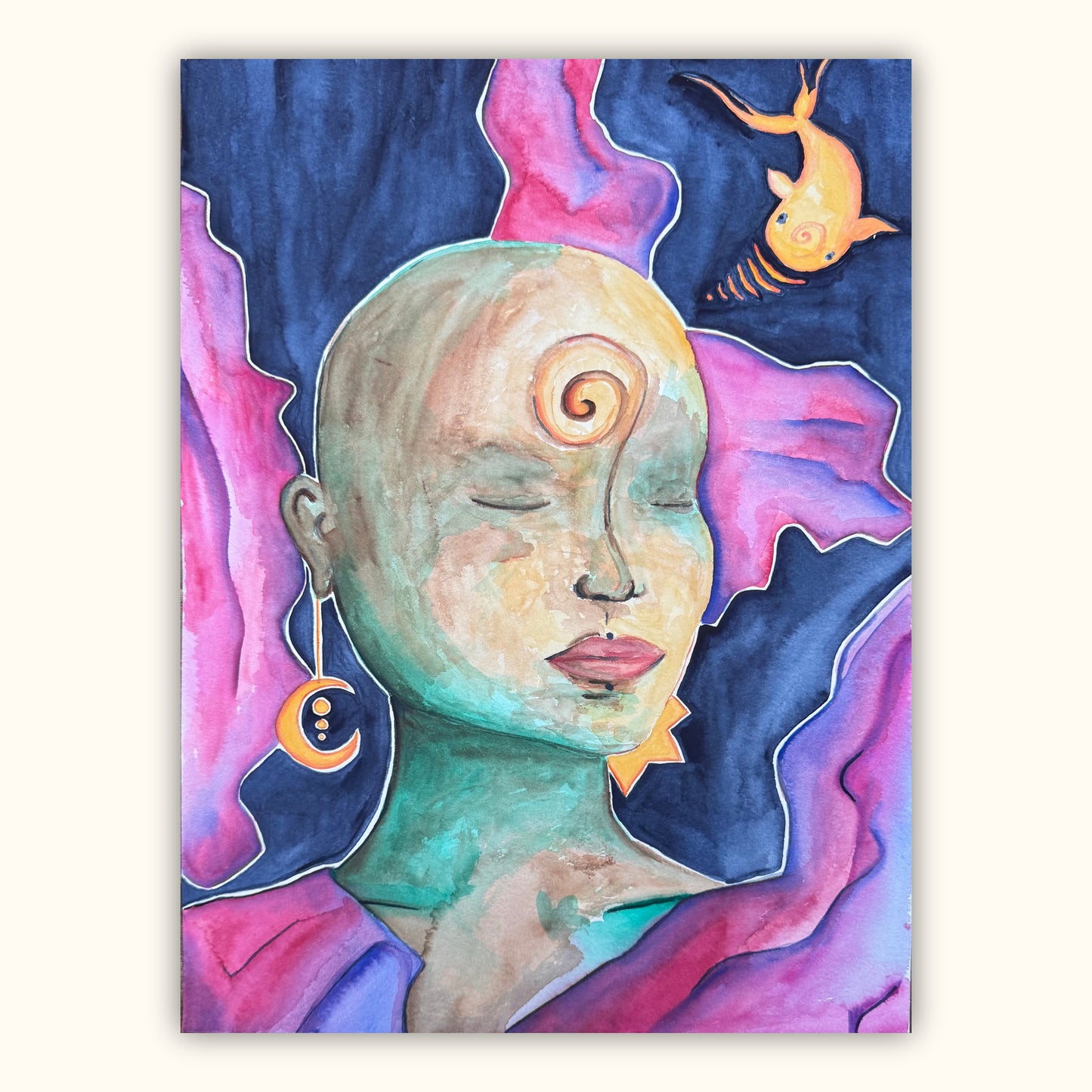 Original Kunstwerk “listening to what is alive”